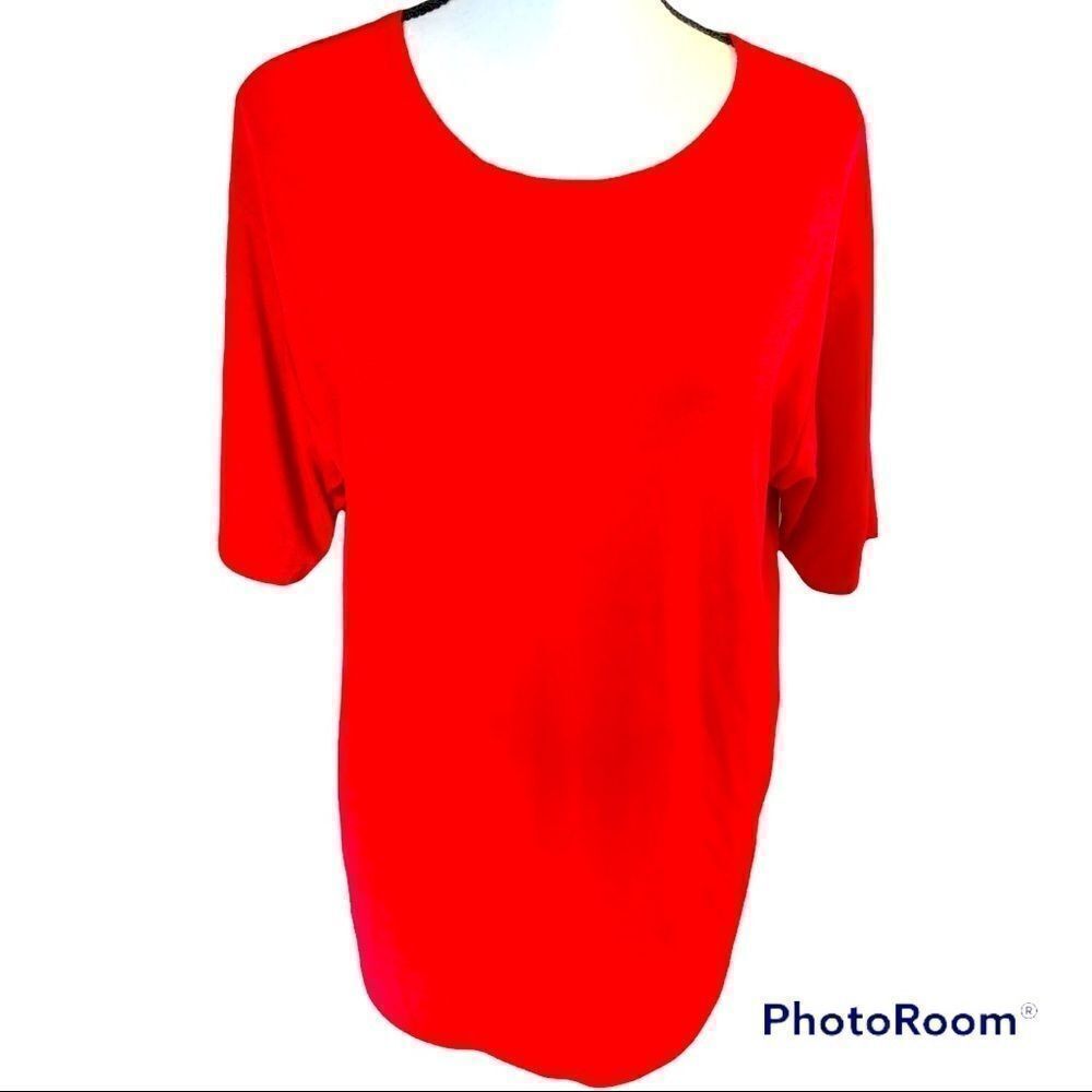 Assa casuals red sweater size small